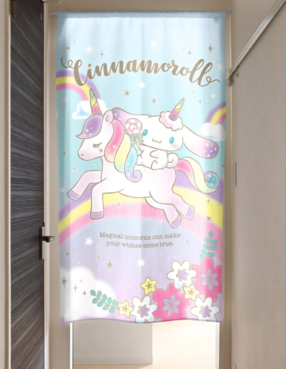 Noren Tapestry - Cinnamonroll riding a unicorn– Pac West Kimono
