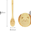 Bamboo spoon with Cute Cat face on the spoon - Pac West Kimono