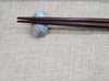 Ceremic Chopstick Rest Set of 5 in a Box - Kimono Yuzen design - Pac West Kimono