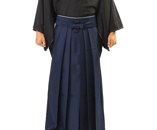 Japanese Traditional Men's Kimono HAKAMA Pants Sendaidaira Kyudo