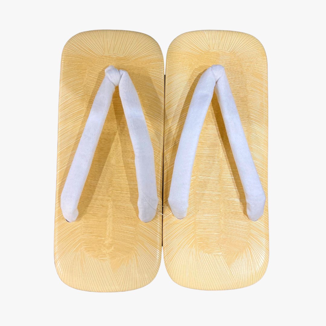 Mens Zori Sandals White Pac West Kimono