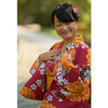 Women's Yukata - Red Floral Print - Pac West Kimono