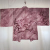 Vintage Traditional Haori Coat -  Shibori purple