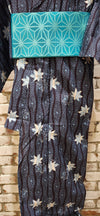 Women's Yukata - black and blue - Pac West Kimono