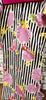 Women's Yukata - black stripes and gold fish - Pac West Kimono