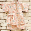 Jinbei Girls - Pale Pink with circles