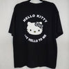 Cute Hello Kitty T shirt Black and White