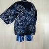 Boy's Hanten coat - Denim print - Pac West Kimono