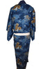 Mens Vintage Silk Kimono - Hawk