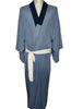 Mens Vintage Silk Kimono - My.Fuji and a village