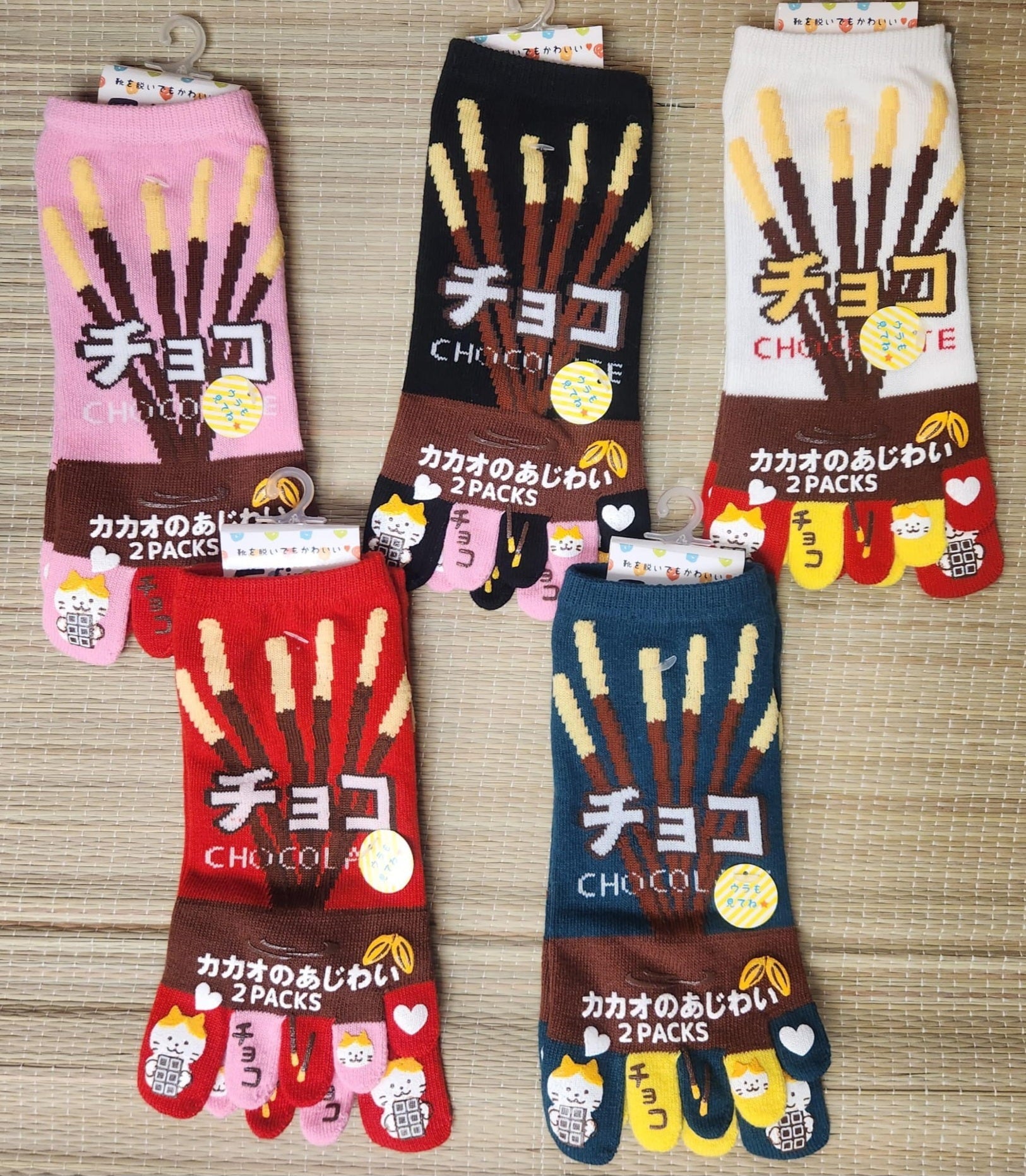 5 Toe Socks - Pocky | Pac West Kimono