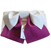 Pre-tied obi - white/deep pink