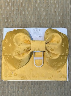 Pre-tied obi - Yellow - Pac West Kimono