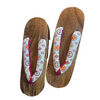 Women's Wooden Geta Sandals - white