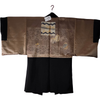 Men's Haori coat - Black mountain, vines, pouches - Pac West Kimono