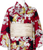 Women's Yukata - black cat - Pac West Kimono