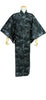 Yukata Unisex Cotton - Black Koi fish