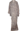 Vintage Traditional komon Kimono - grey crane design