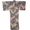 Vintage Traditional komon Kimono - multi-colour floral design