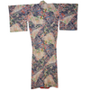 Vintage Traditional komon Kimono - multi-colour floral design