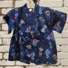 Boys 1pc Jinbei - Navy blue festival print - Pac West Kimono