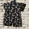 Boys 2pc Jinbei - Black dragon print - Pac West Kimono