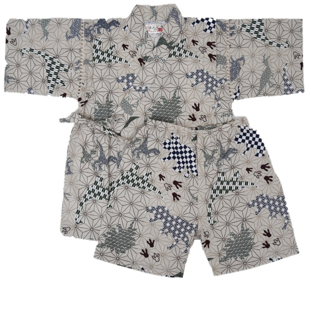 Boys 2pc Jinbei - Dinosaur Design 100-130cm 