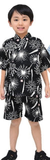 Boys 2pc Jinbei - Fireworks - Pac West Kimono