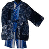 Boy's Hanten coat - Denim print - Pac West Kimono