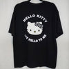 Cute Hello Kitty T shirt Black and White - Pac West Kimono