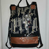 Embroidered Backpack - Bamboo - Pac West Kimono