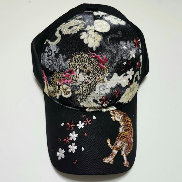 虎*鉄様 Paper & Ink Dragon Hat 2024 ペア 大谷 embroidered-baseball-hat-