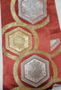 Fukuro Obi - Orange and gold - Pac West Kimono