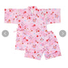 Girls 2pc Jinbei - Sakura and Asa no ha print - Pac West Kimono