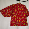 Girl's Hanten coat - Red giraffe print - Pac West Kimono