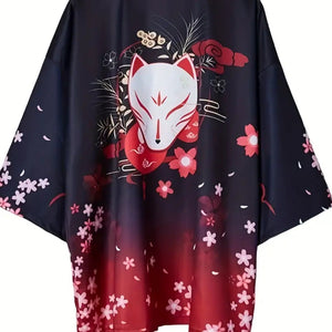 Happi Coat - Kitsune fox - Pac West Kimono