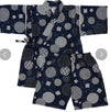 Jinbei Boys - Circles and traditional Japanese patterns - Pac West Kimono