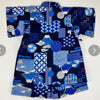 Jinbei Boys - Mt Fuji & Japanese patterns Navy - Pac West Kimono