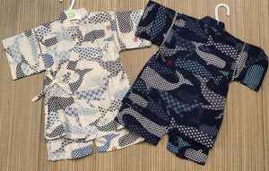 Jinbei Boys - Whales patterns - Pac West Kimono