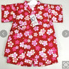 Jinbei Girls -Red Cherry Blossoms and Asa no ha - Pac West Kimono