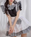 Maid costume - Short sleeve grey - Pac West Kimono