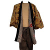 Mens Reversible Hanten - Mustard/Blue White - Pac West Kimono