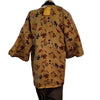 Mens Reversible Hanten - Mustard/Blue White - Pac West Kimono