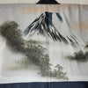 Mens Vintage Haori Coat - Navy Mountain - Pac West Kimono