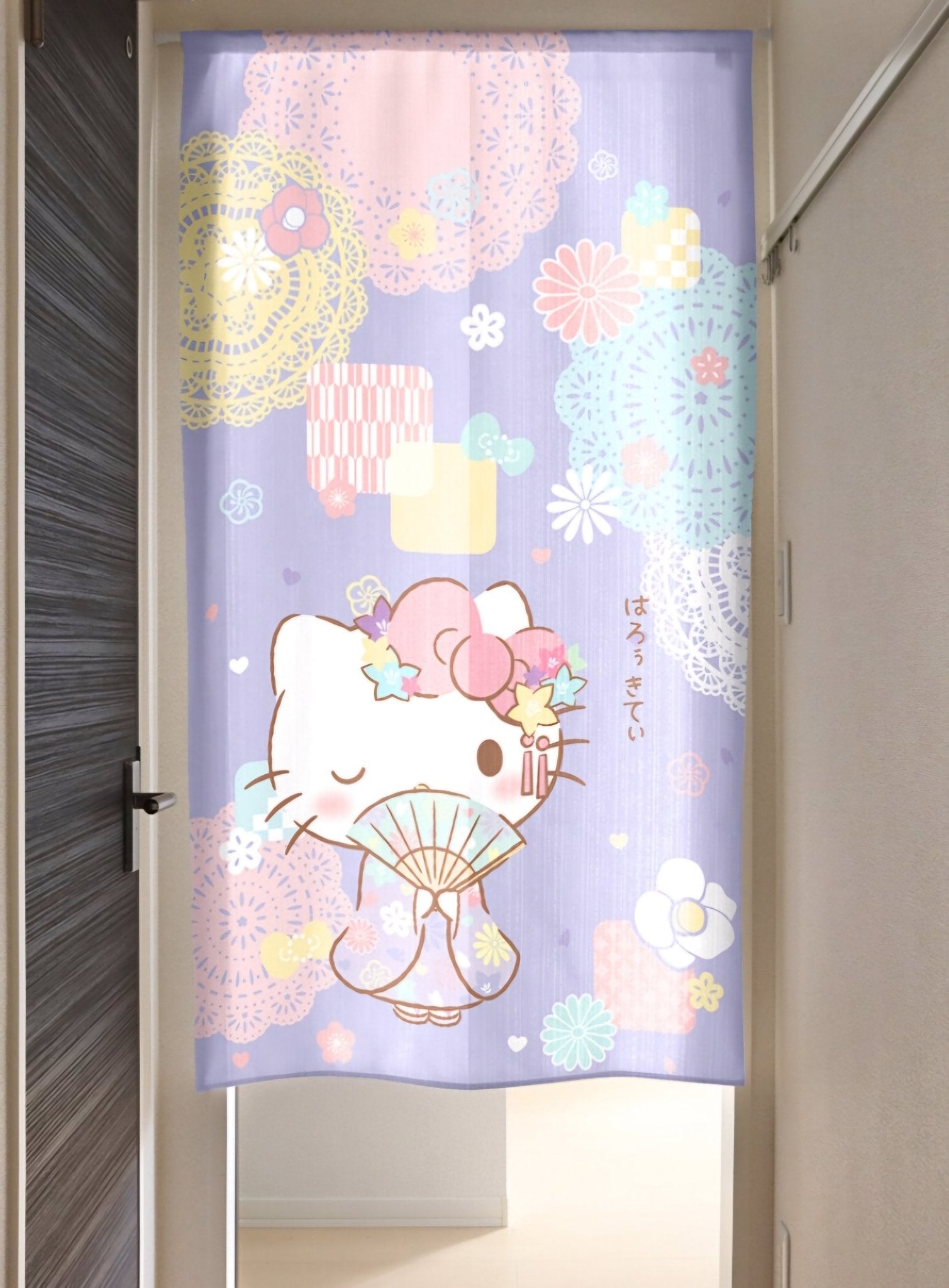 Noren Tapestry - Hello Kitty | Pac West Kimono