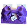 Pre - tied obi - deep purple - Pac West Kimono