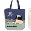 Tote bag - Matsuneko in Onsen