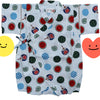 Jinbei Boys - Watermelon and fans. Blue/White