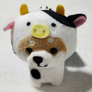 Shiba Inu Keychain - Cow hat - Pac West Kimono