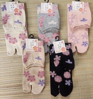 Tabi Socks - sakura cherry blossom - Pac West Kimono